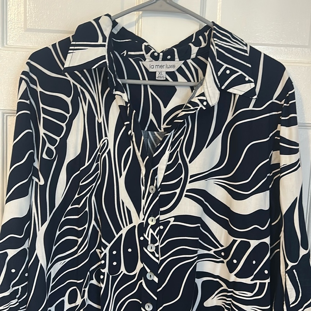 La Mer Lux Women’s Size XL Shirt Dress